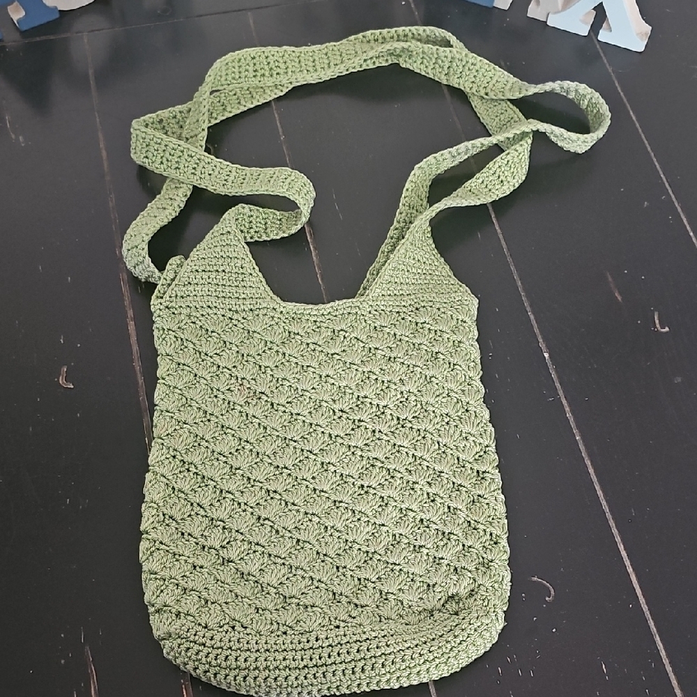 Chrochet Green Bag